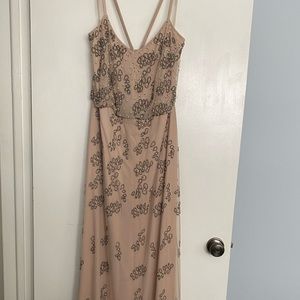 Adrianna Papell Art Deco Beaded Gown